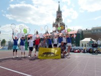 Юные спортсмены теннисной школы "Будь здоров"