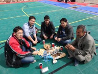 AFG local installation team lunch