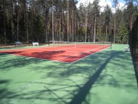 Селигер, теннисный корт 18х36м, покрытие Хард Casali Confosport, 2015