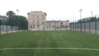 Самара, Мини-футбольная площадка 20х40м, искуственная трава AstroTurf Mondial 40, 2015