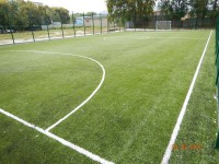 Самара, Мини-футбольная площадка 20х40м, искуственная трава AstroTurf Mondial 40, 2015