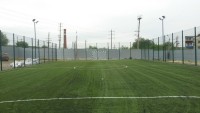 Самара, Мини-футбольная площадка 20х40м, искуственная трава AstroTurf Mondial 40, 2015