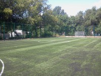 Самара, Мини-футбольная площадка 20х40м, искуственная трава AstroTurf Mondial 40, 2015