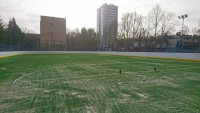Самара, Самарский Го­сударственный Аэроко­смический Университе­т, искусственная тра­ва Condor Grass Playgr­ass 20, 28х56м, 2017