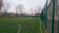 Самара, п.Зубчаниновка, Детский епархиальный образовательный центр, футбольное поле, трава Condor Grass Mondial 40, 20х40м, 2017
