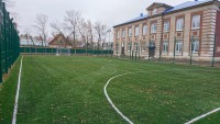 Самара, п.Зубчаниновка, Детский епархиальный образовательный центр, футбольное поле, трава Condor Grass Mondial 40, 20х40м, 2017