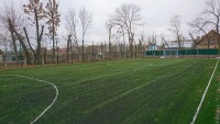 Самара, п.Зубчаниновка, Детский епархиальный образовательный центр, футбольное поле, трава Condor Grass Mondial 40, 20х40м, 2017