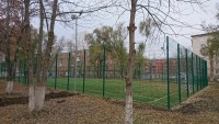 Самара, Кировский район, школа № 162, искусственная трава Condor Grass Mondial 40, футбольное поле 20х40м, 2017