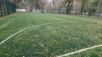 Самара, Кировский район, школа № 162, искусственная трава Condor Grass Mondial 40, футбольное поле 20х40м, 2017