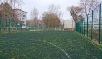 Самара, Кировский район, школа № 163, искусственная трава Condor Grass Mondial 40, футбольное поле 20х40м, 2017