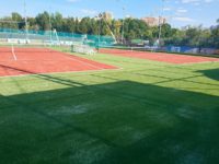 Самара, теннисный клуб на ул.Советской Армии 291А, 3 теннисных корта с искусственной травой Edel Paddle PRO, 2018