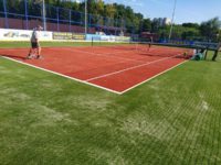 Самара, теннисный клуб на ул.Советской Армии 291А, 3 теннисных корта с искусственной травой Edel Paddle PRO, 2018